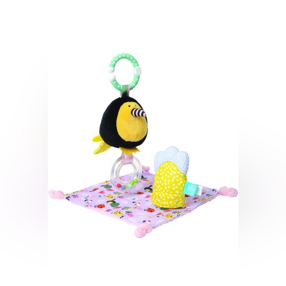 Manhattan Toy Fruity Paws Teether Mitt & Blankie Gift Set for Babies - Picture 6 of 6